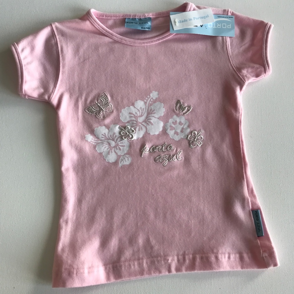 ( 3 for 20) NWT- Pink Short Sleeve Tshirt size 4 or 5T